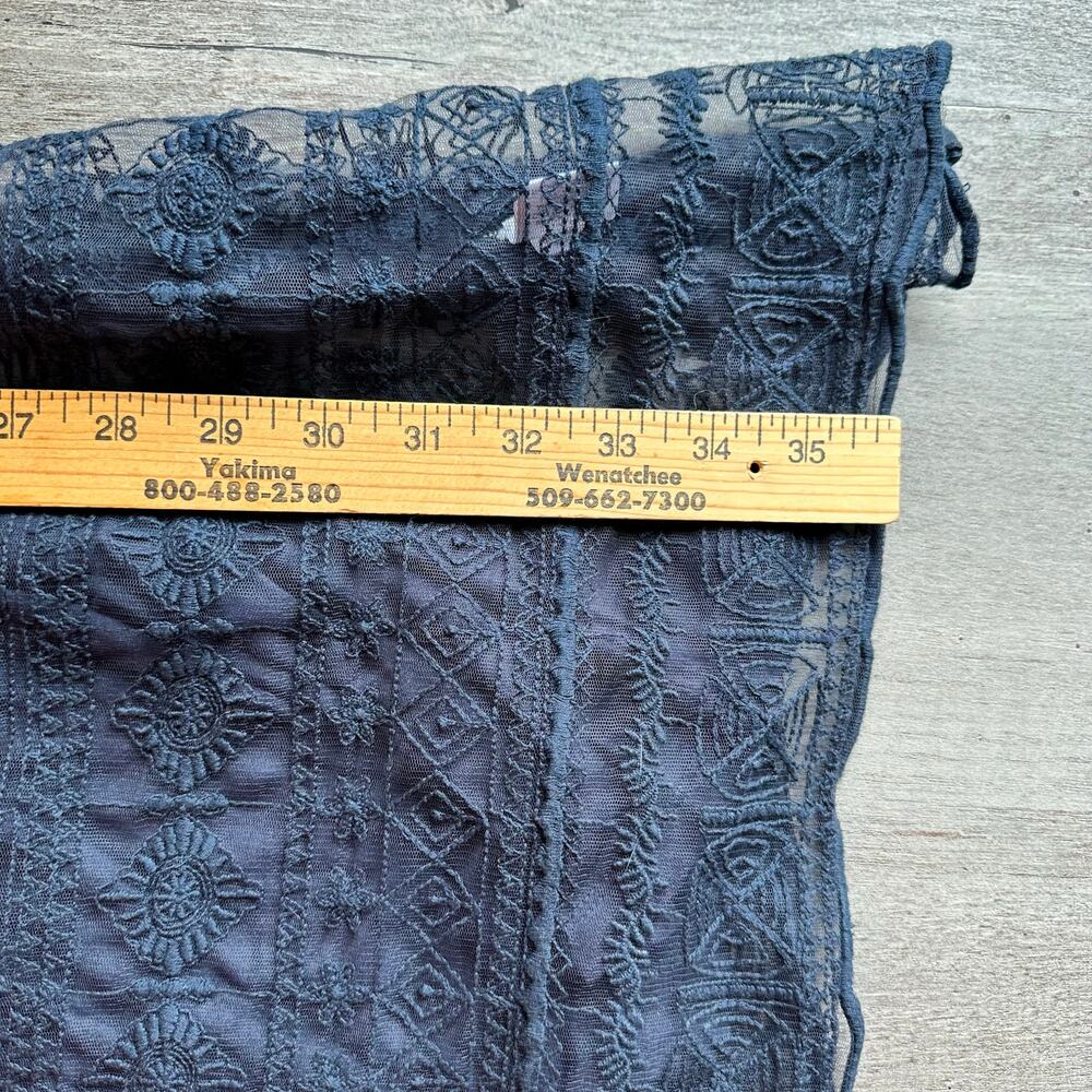 Garnet Hill Lace Dress with Lining Sleeveless Blue Size 2 - Picture 11 of 12